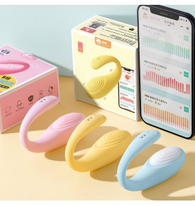 XIUXIUDA - AI Remote Control Wearable Vibrating Egg (Support Connect WeChat Mini Programs - Yellow)